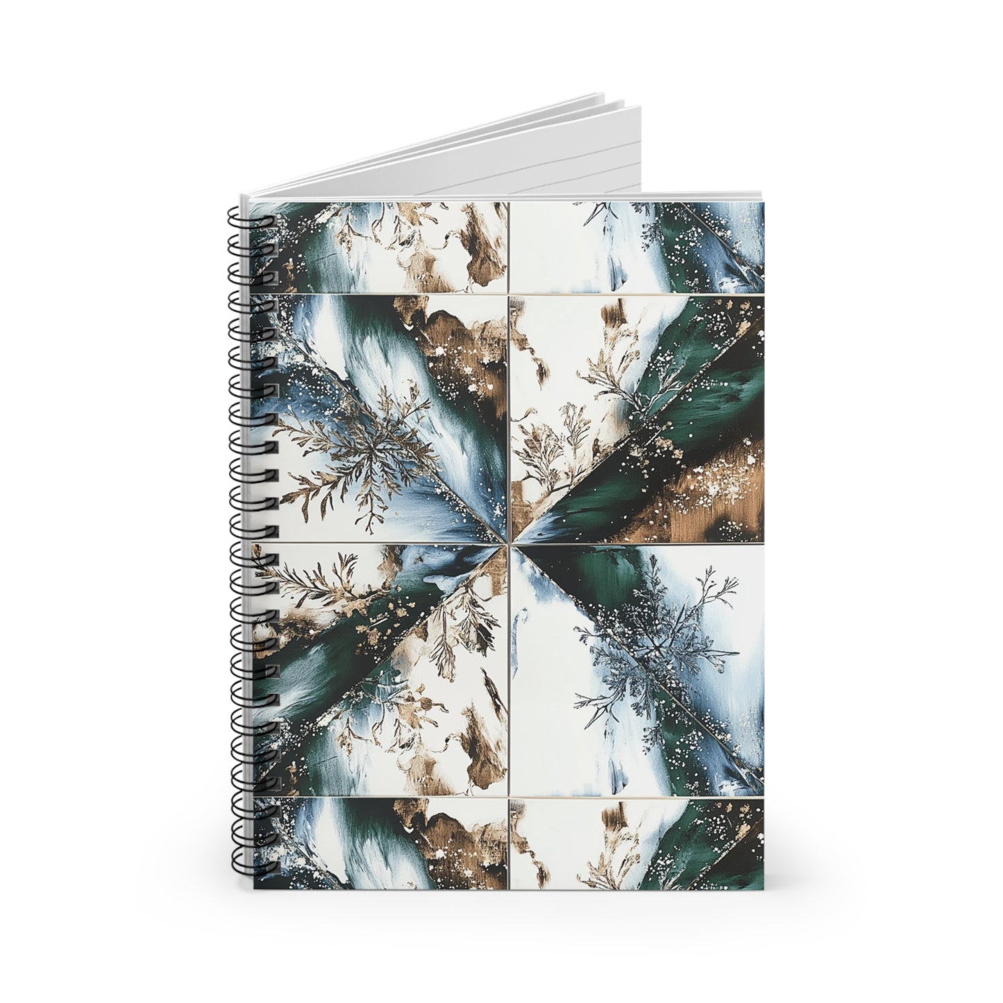 Elegant Floral Spiral Notebook - Perfect for Journaling, Note-taking, Gifts, Back to School, Holidays