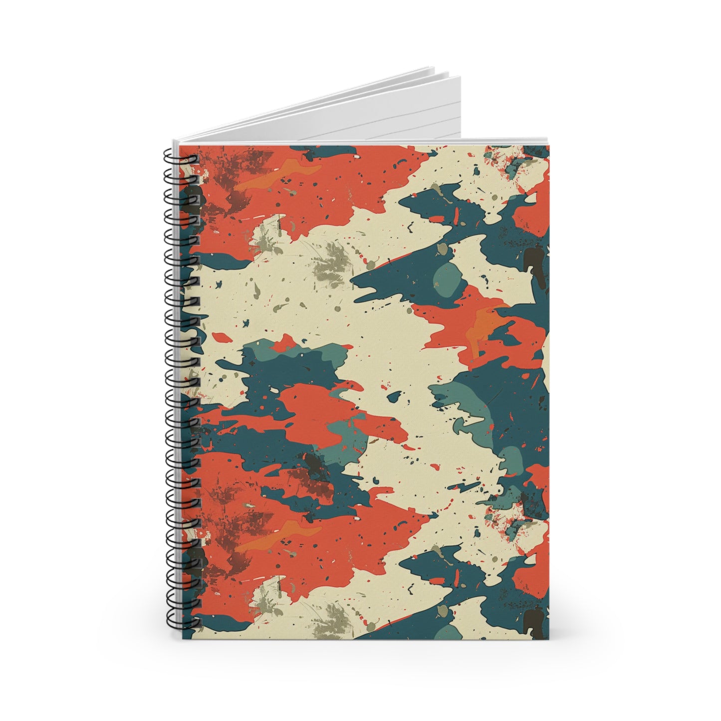 Artistic Spiral Notebook for Creative Minds | Ruled Line Journal, Sketchbook for Artists, Gift for Students, Office Supplies, Travel Journal