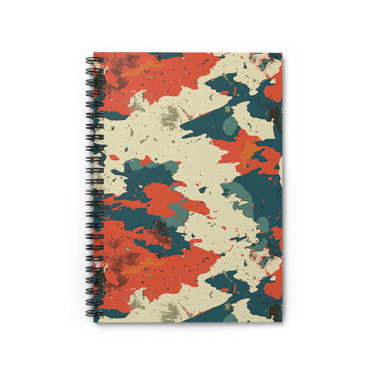 Artistic Spiral Notebook for Creative Minds | Ruled Line Journal, Sketchbook for Artists, Gift for Students, Office Supplies, Travel Journal