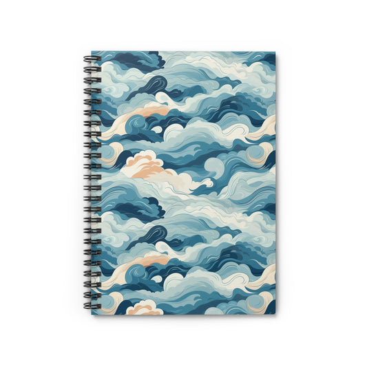 Ocean Waves Spiral Notebook - Perfect for Journaling, Studying, Gifts, Back to School, Art & Creativity, Office Supplies