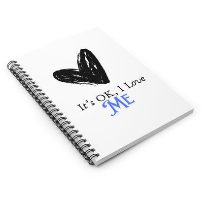 Spiral Notebook - Self-Love Journal, Inspirational Notebook for Positive Affirmations, Wellness Gift, Creative Writing, Mental Health