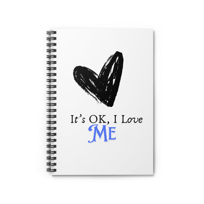 Spiral Notebook - Self-Love Journal, Inspirational Notebook for Positive Affirmations, Wellness Gift, Creative Writing, Mental Health