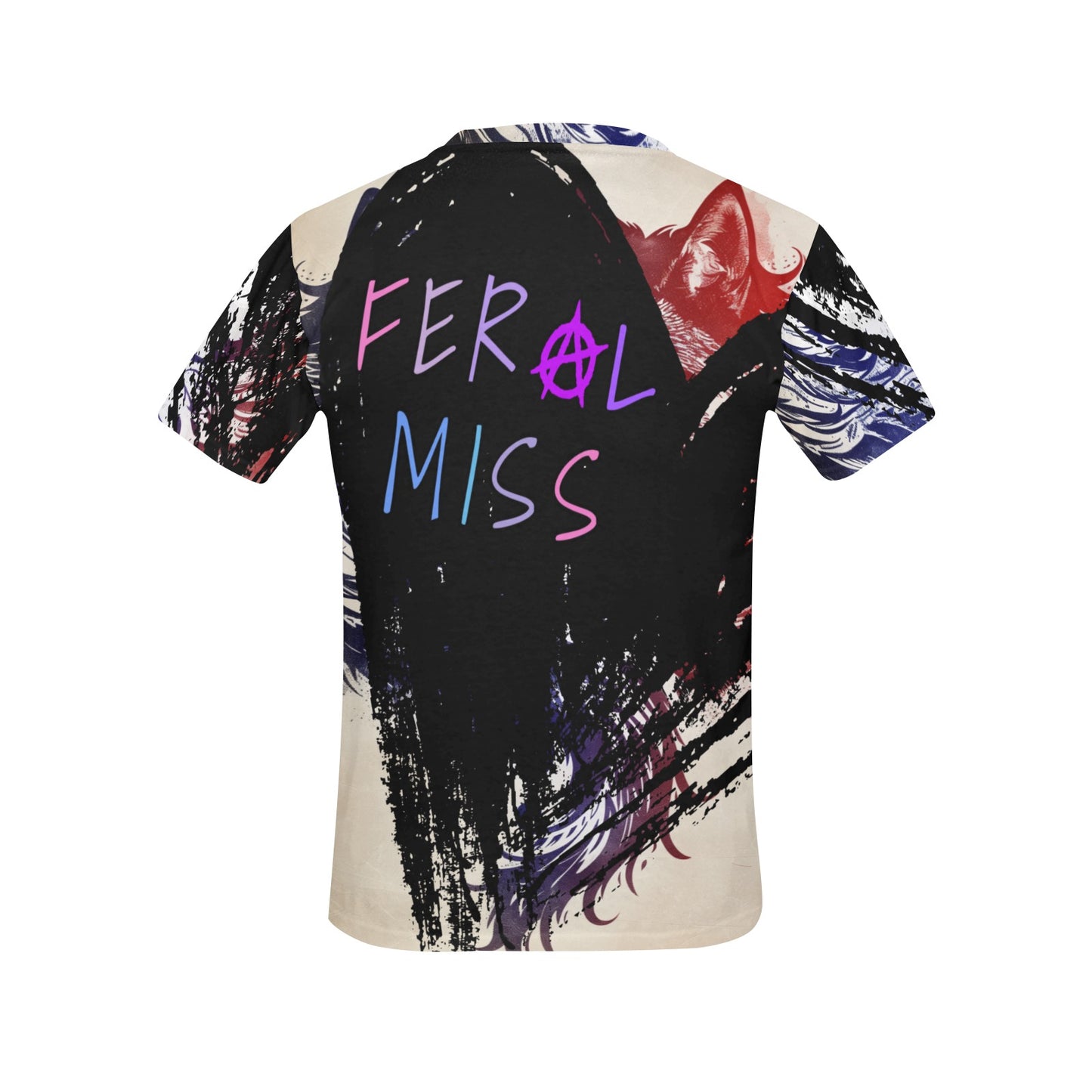Tribal Wolves - Women's All-Over Print Graphic Tee