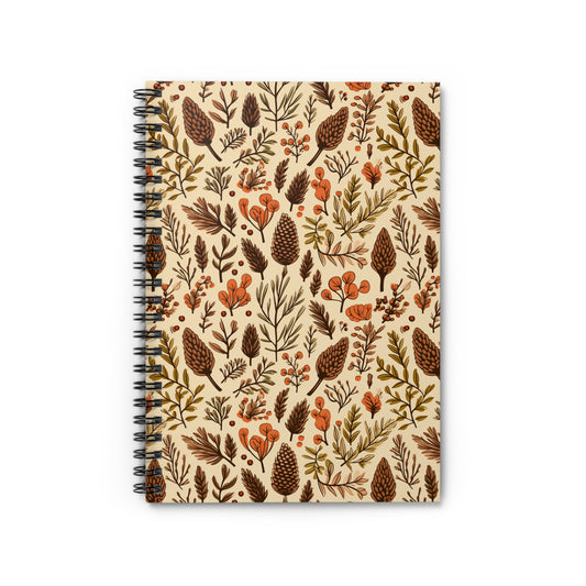 Floral Spiral Notebook - Perfect for Journaling, Doodling, School & Gifts, Nature Lovers, Eco-Friendly Writing
